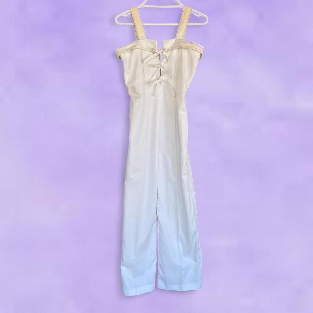 True vintage white jumpsuit